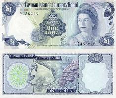 *1 Dolár Kajmanie ostrovy 1971(72) P1 UNC - Kliknutím na obrázok zatvorte -